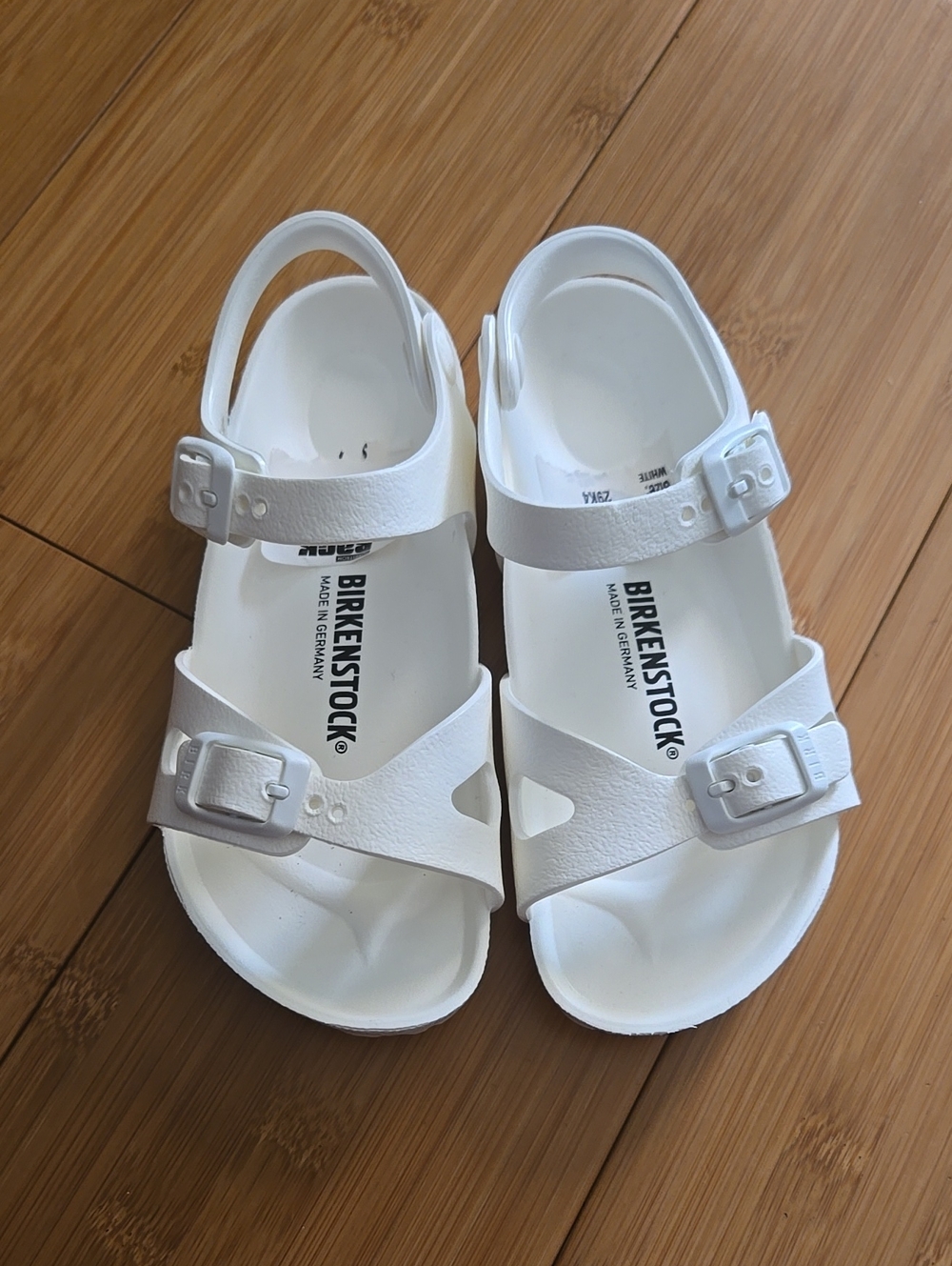 New Birkenstock Kids' White Rio Foam Sandals  - 29